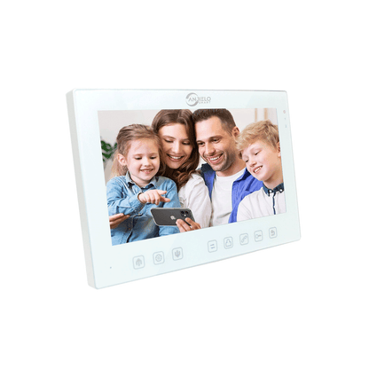 Anjielo Smart 4 Wire 1080P Tuya Smart 7inch Touch Button Screen Max Support 128G SD Card For Video Intercom