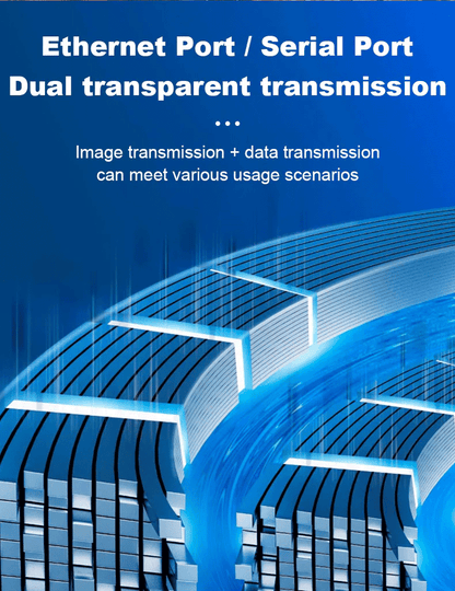 ANJIELO enhanced version of the WIFI HALOW bridge at a distance of 3 km, with faster speeds and greater penetration