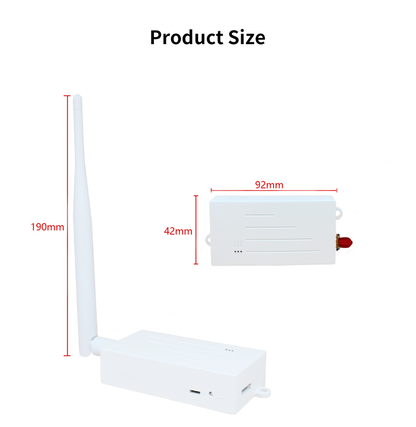 ANJIELO enhanced version of the WIFI HALOW bridge at a distance of 3 km, with faster speeds and greater penetration