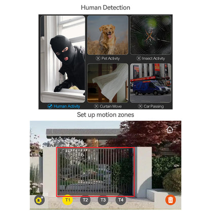Anjielo camera doorbell phone two-way intercom for home security with night vision 2-wire video doorbell intercom system 10.1 inch touch screen