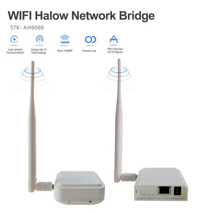 ANJIELO SMART Point-to-Point Long Range Wireless Access Outdoor Long Distance UP to 1000 meters Transmitter Receiver 1to4 WIFI HaLow