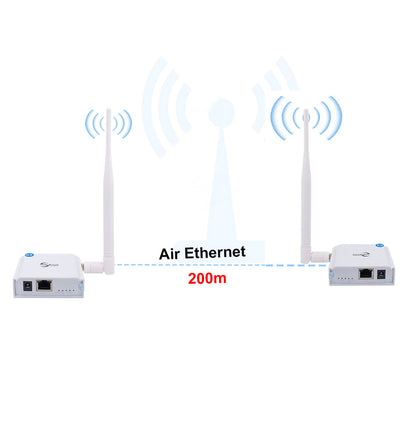 ANJIELO SMART Point-to-Point Long Range Wireless Access Outdoor Long Distance UP to 1000 meters Transmitter Receiver 1to4 WIFI HaLow