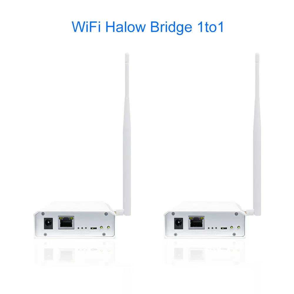 Anjielo Wifi Halow Wireless Bridge Enhanced Version for 3km Long Distance Transmission Faster Speed and Stronger Penetration