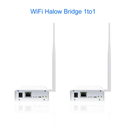 Anjielo Wifi Halow Wireless Bridge Enhanced Version for 3km Long Distance Transmission Faster Speed and Stronger Penetration