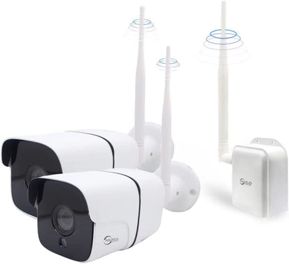 Anjielo 1000m long range night Vision WIFI camera device Smart home security and protection 2 megapixel Tuya WIFI HaLow webcam