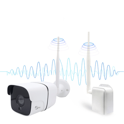 Anjielo Weatherproof family farm dock remote signal transmission motion detection 5MP WIFI HaLow wireless bridge network camera