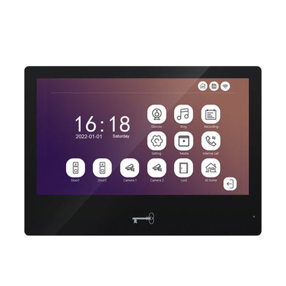 Anjielo Smart 10 inch Touch Screen Monitor with unlock button For Video Intercom