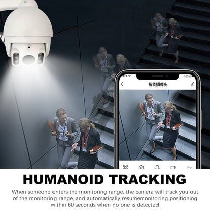 Anjielo 5MP TUYA WIFI Night Vision AI Motion Detection Supports Multiple Night Vision Modes Dual Light Source/Single Infrared Light WIFI HaLow IP Camera