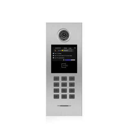 Anjielo Tuya Smart Video Intercom System 7 Inch IP Video Intercom Phone for Apartment Building Security Home Access Control System with Numeric Keypad and IC Card for 1-999 Individual Units