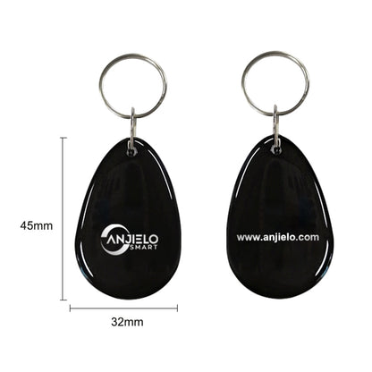 Anjielo Black Access Card IC Card Or ID Card Video Intercom Accessories Custom Epoxy Cards