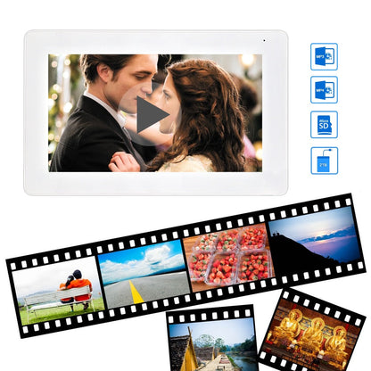 Anjielo Wireless WiFi Smart Video Intercom System Tuya Smart doorbell AHD Full Touch Screen with Wired Phone Talking One-Key Unlocking