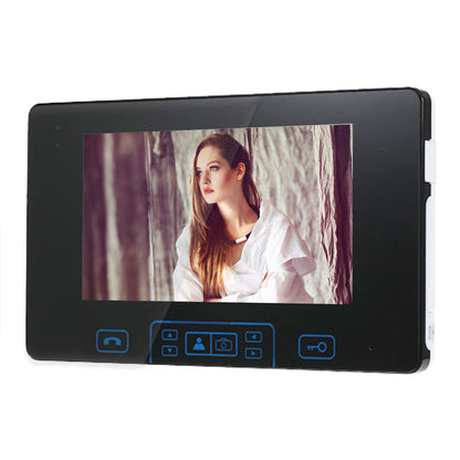 Anjielo 2.4GHz Wireless 7 Inch Touch Button Video Door Access System Video Door Phone Intercom Unlock Home Security