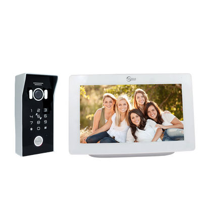 Anjielo 7 inch Touch Screen Tuya WIFI Halow Video Door Phone Intercom Doorbell Password for Home Security
