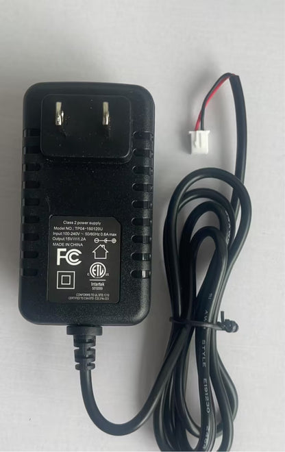 Anjielo Video intercom and camera DC power adapter supply 12V-15V, suitable for all models of ANJIELO store video intercom system and camera power adapter