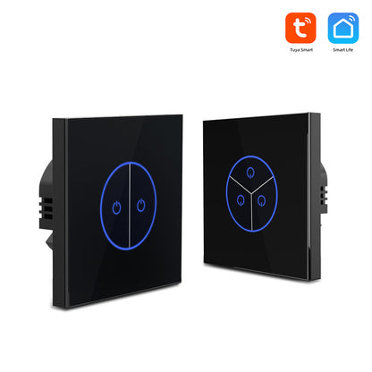 Anjielo Tuya WiFi Smart Wall Switch 1/2/3 Group Touch Smart Touch Sensor LED Light Switch Smart Home