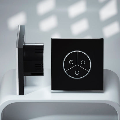 Anjielo Tuya WiFi Smart Wall Switch 1/2/3 Group Touch Smart Touch Sensor LED Light Switch Smart Home
