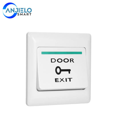 Anjielo Door Exit Button Release Switch Automatic Recovery Access Control System Normal Open Signal