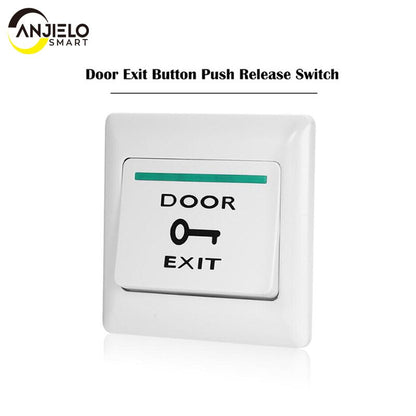 Anjielo Door Exit Button Release Switch Automatic Recovery Access Control System Normal Open Signal