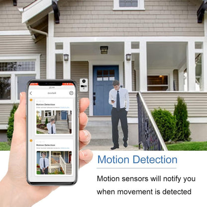 Anjielo Smart TUYA Wired Video Doorbell Apartment Intercom Touch Monitor System, 1080P for Home Security WiFi Smart Home Video Intercom Door Phone Kit