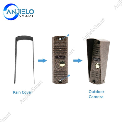 Anjielo smart doorbell intercom protects home security infrared night vision outdoor call video intercom doorbell