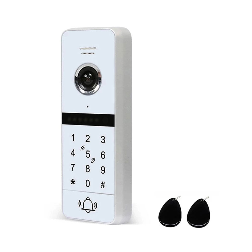 Anjielo HD outdoor doorbell with night vision password unlock RFID card unlock and waterproof function that can be connected to the video intercom screen