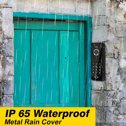 Anjielo HD outdoor doorbell with night vision password unlock RFID card unlock and waterproof function that can be connected to the video intercom screen