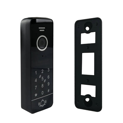 Anjielo HD outdoor doorbell with night vision password unlock RFID card unlock and waterproof function that can be connected to the video intercom screen