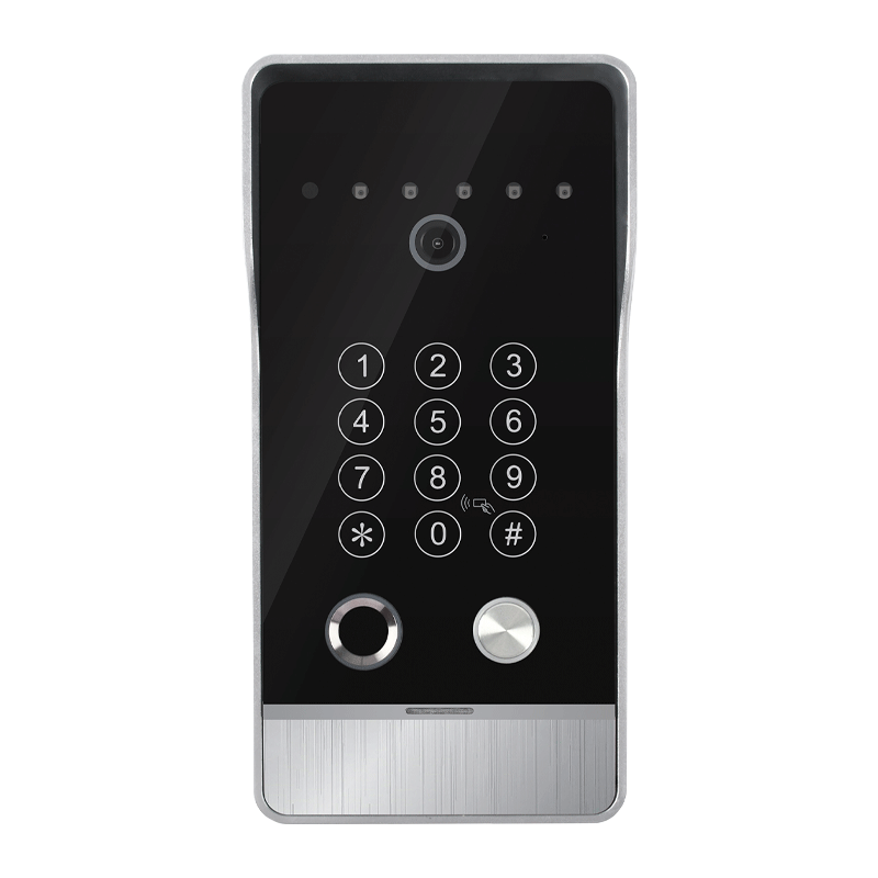 Anjielo FHD 1080P Tuya Smart WiFI Video Doorbell Camera with RFID Card Unlock Fingerprint and Password Unlock for Home Villa Apartment Intercom System