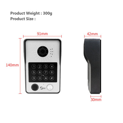 Anjielo Video Doorbell 5 in 1 Unlock with Wide Angle Camera Infrared LED Color Night Vision for Better Night Viewing
