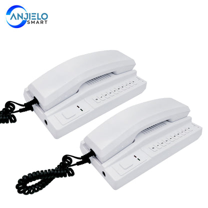 Anjielo 2.4GHz Wireless Audio Intercom System Access Control Intercom Home Intercom Residential Wireless Intercom System