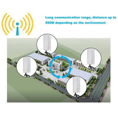Anjielo 2.4GHz Wireless Audio Intercom System Access Control Intercom Home Intercom Residential Wireless Intercom System