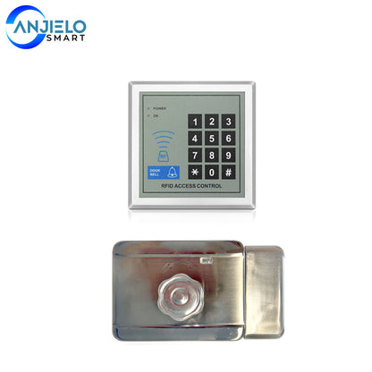 Anjielo Digital Password Access Control RFID Card Access Control System Kit Power Adapter Apartment Electronic Door Lock