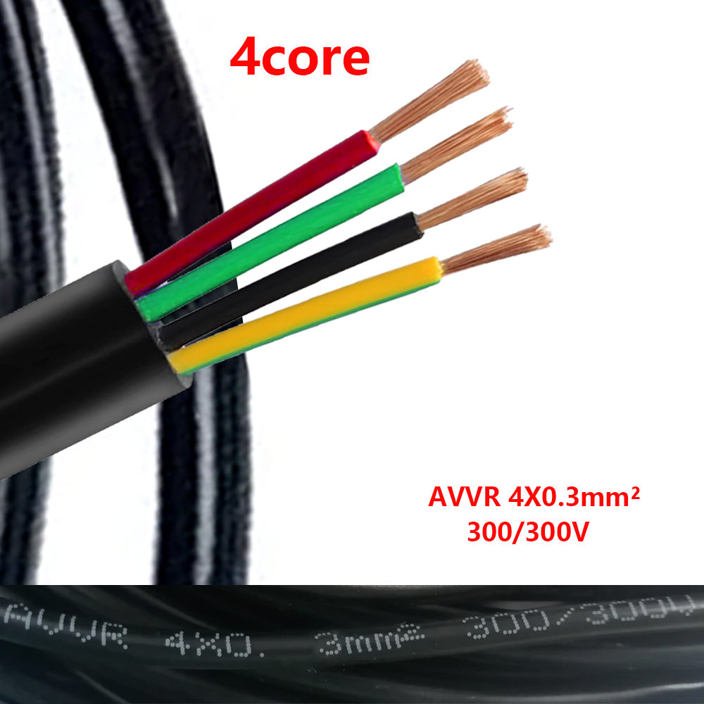 Anjielo Smart Video Extension Cable 4x0.2/0.3/0.5mm Tinned Copper Wire for Intercom