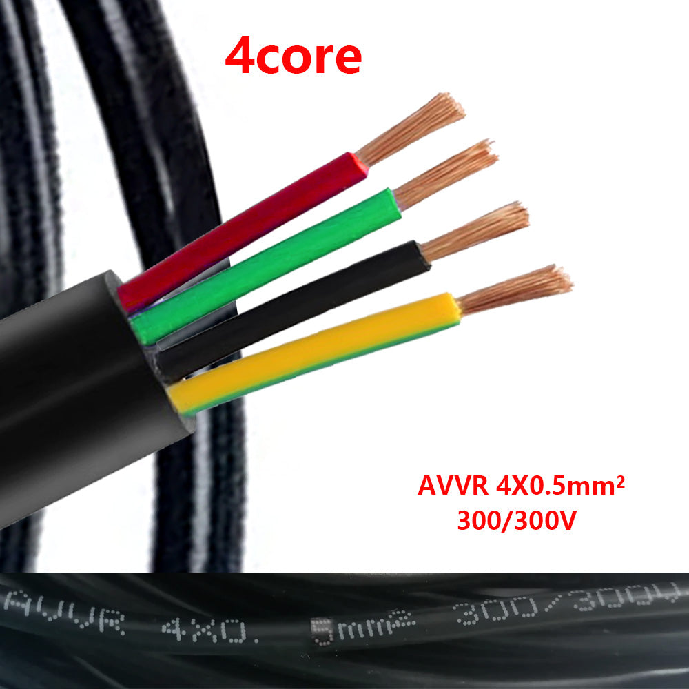 Anjielo Smart Video Extension Cable 4x0.2/0.3/0.5mm Tinned Copper Wire for Intercom