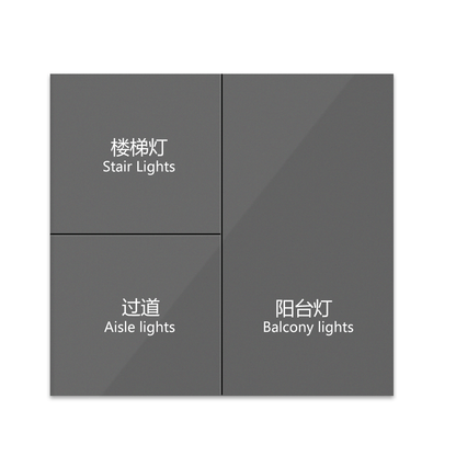 Anjielo compatible with Domotica remote automation control zero fire three button switch LCD touch WIFI and Homekit