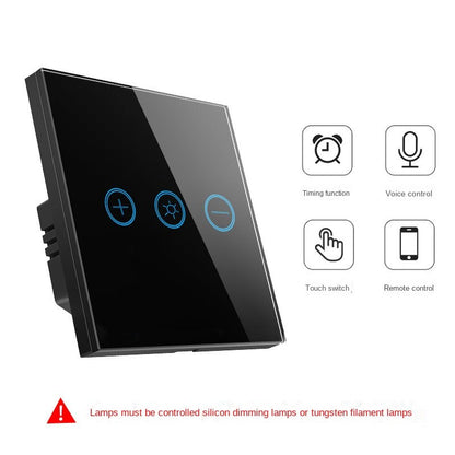 Anjielo Smart Touch Dimmer Switch Support Alexa Voice Remote Control Wifi Switch Smart Home Automation