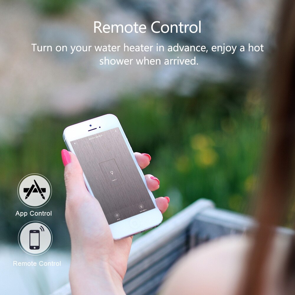 Anjielo WIFI voice remote control home touch wall panel controller smart tuya water heater smart switchv