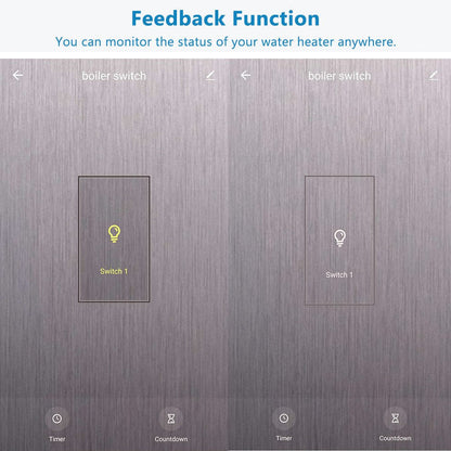 Anjielo WIFI voice remote control home touch wall panel controller smart tuya water heater smart switchv
