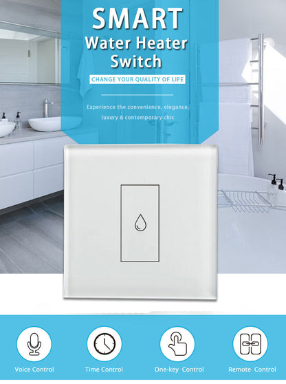Anjielo WIFI voice remote control home touch wall panel controller smart tuya water heater smart switchv