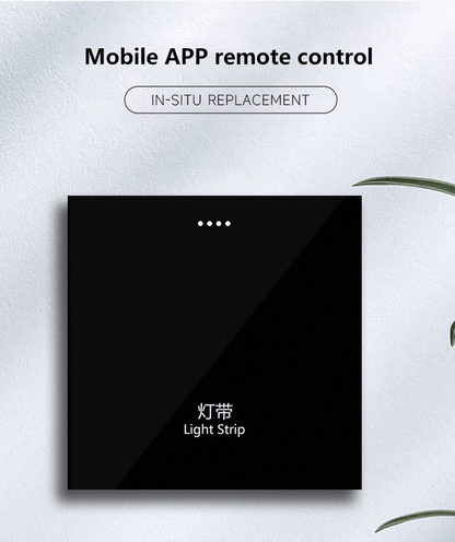 Anjielo Tuya smart ZigBee zero-fire single-button touch switch links home scene intelligence