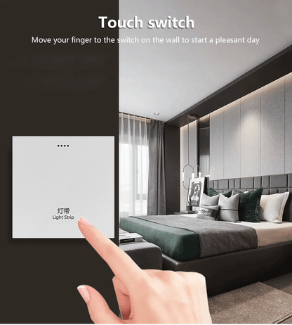 Anjielo Tuya smart ZigBee zero-fire single-button touch switch links home scene intelligence