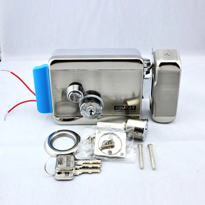 Anjielo stainless steel electric lock smart door lock that supports doorbell video intercom system doorbell