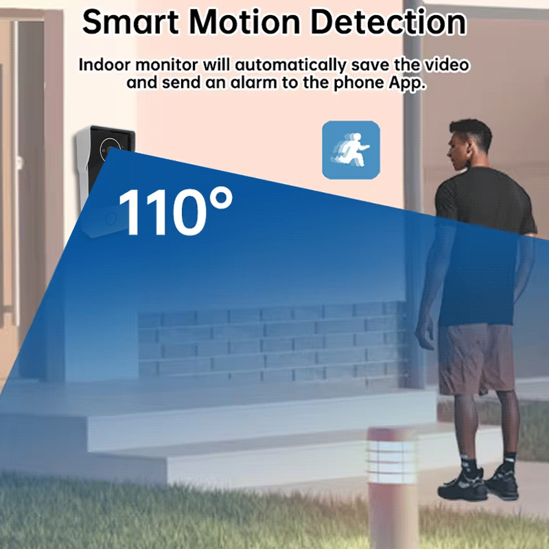 Anjielo Tuya Video Door Phone Call Intercom System Doorbell for Home 1080P Smart IP Screen Wifi Villa Video Intercom