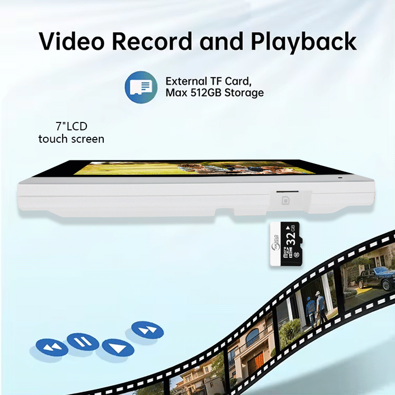 Anjielo Tuya Video Door Phone Call Intercom System Doorbell for Home 1080P Smart IP Screen Wifi Villa Video Intercom
