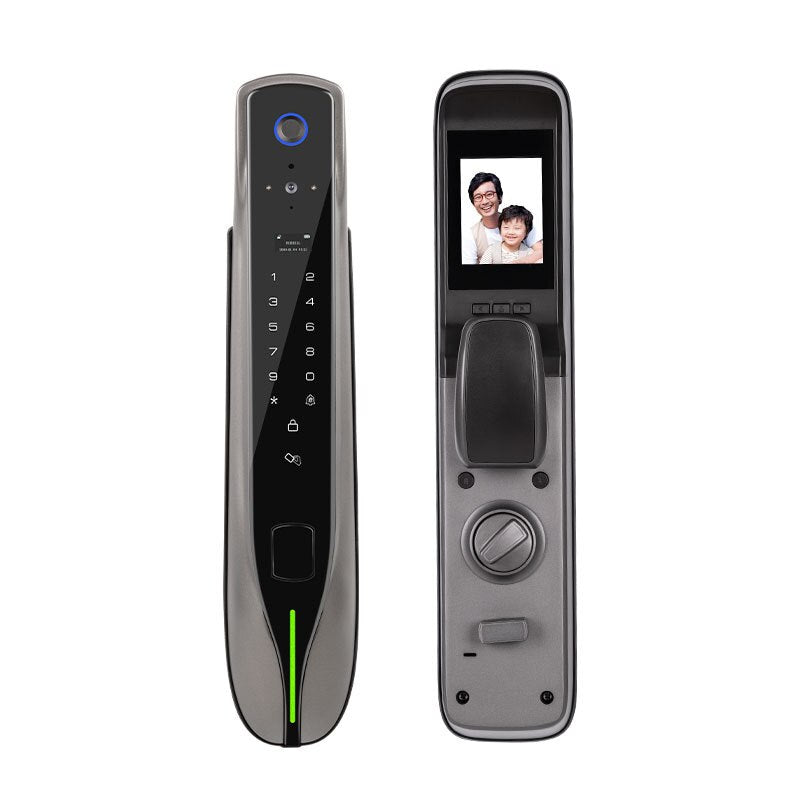 Anjielo smart door lock Tuya smart door lock visual cat eye capture remote fingerprint lock fully automatic doorbell with camera surveillance camera