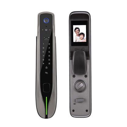 Anjielo smart door lock Tuya smart door lock visual cat eye capture remote fingerprint lock fully automatic doorbell with camera surveillance camera