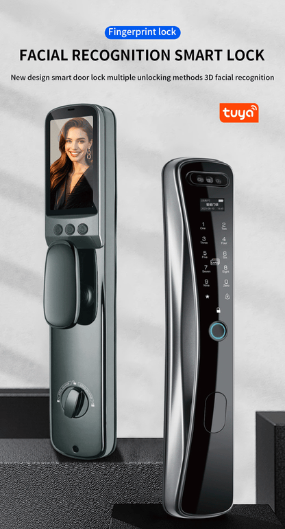 Anjielo supports Tuya remote assistance and is compatible with WiFi security door locks, facial and fingerprint recognition smart lock systems