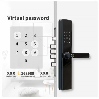 Anjielo fingerprint smart door lock visual monitoring with camera to protect home security support TUYA APP remote mobile phone assistance