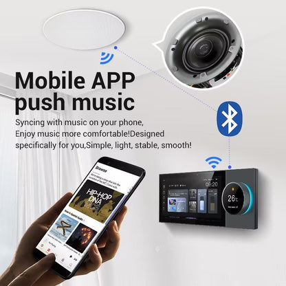 Anjielo Music speakers that can be connected to the smart central control panel