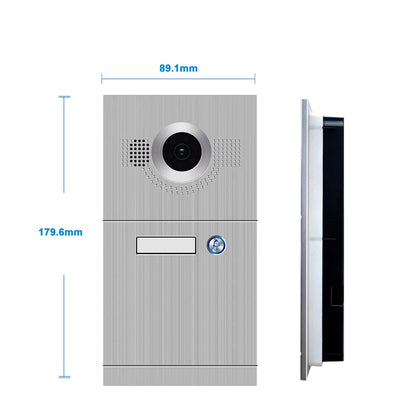 Anjielo 1080P/AHD Video Doorbell Single Doorbell Infrared Camera High Resolution 1 Button Call Panel Camera IP65 Waterproof